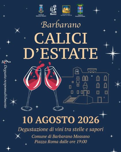 🍷✨ Vini, Sapori e Musica sotto le Stelle – Lunedì 10 Agosto a Barbarano
