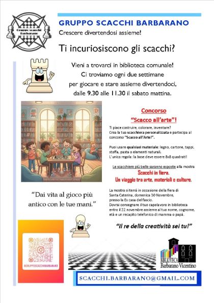 ♟️ Gruppo Scacchi Barbarano – Crescere divertendosi insieme!