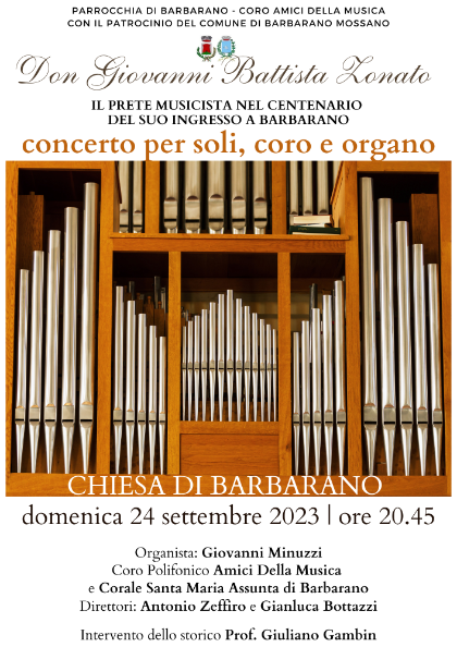 Concerto per soli coro e organo