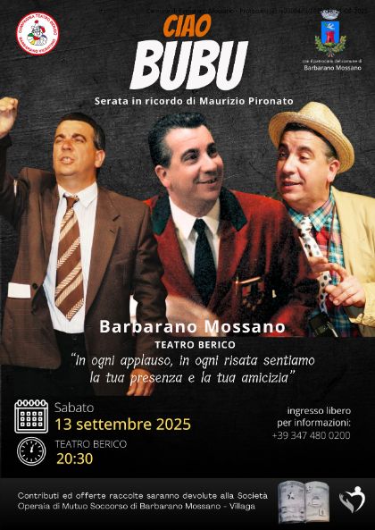 🎭 SERATA IN RICORDO DI MAURIZIO PIRONATO ✨ 🎭 SERATA IN RICORDO DI MAURIZIO PIRONATO ✨