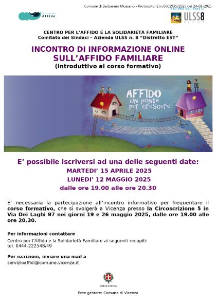 🏡 Affido familiare: incontro informativo online 💻👨👩👧 🏡 Affido familiare: incontro informativo online 💻👨👩👧
