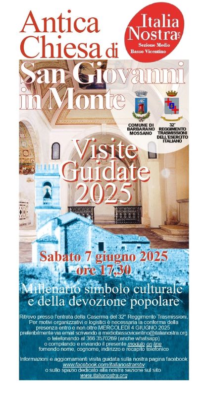 🏛️ visite guidate all’antica chiesa di San Giovanni in Monte 🏛️ visite guidate all’antica chiesa di San Giovanni in Monte