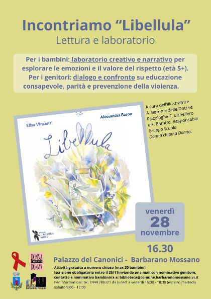 📖 Incontriamo “Libellula” – Lettura e laboratorio