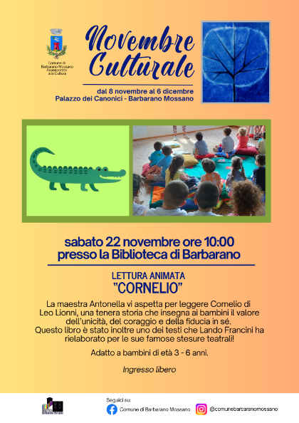 🐊 Lettura animata “Cornelio”
