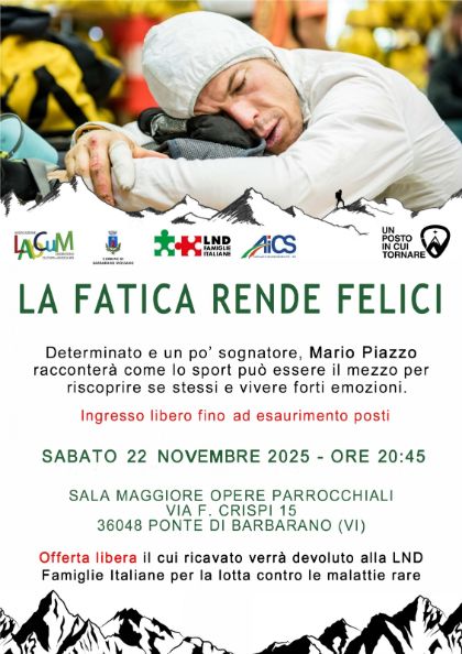 💪🏼 La fatica rende felici