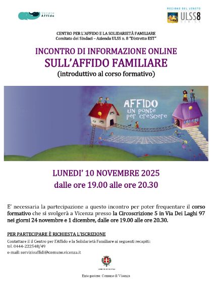 🏡 Affido familiare: incontro informativo online 💻👨‍👩‍👧