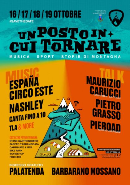 🏔️ Un posto in cui Tornare - Festival