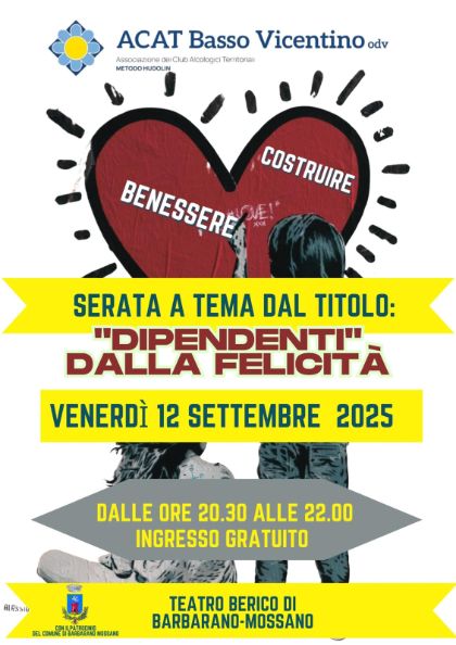 🎭 “Dipendenti dalla felicità” – Serata a tema 🎭 “Dipendenti dalla felicità” – Serata a tema