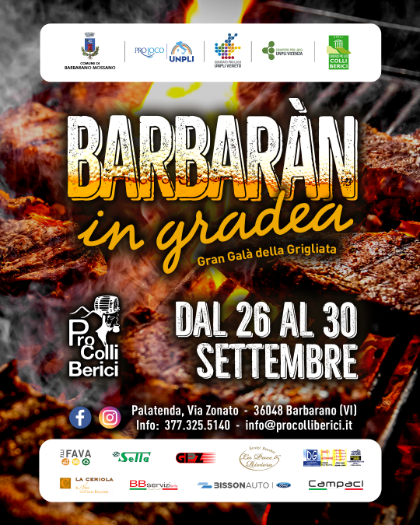🔥 BARBARÀN in gradea– Gran Galà della Grigliata 🍖