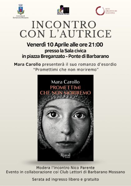 Incontro con l'autrice – Promettimi che non moriremo 📚