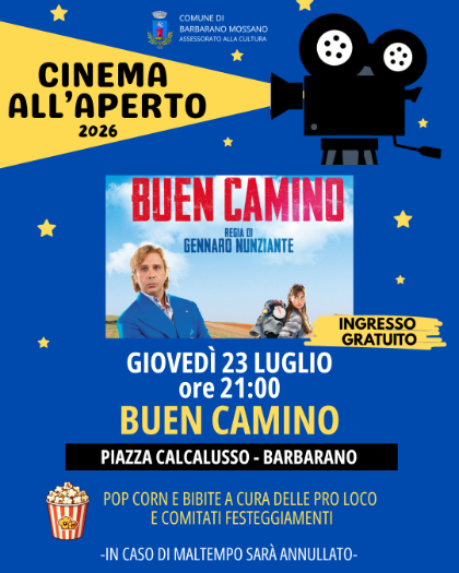 Cinema all'aperto - Buen Camino