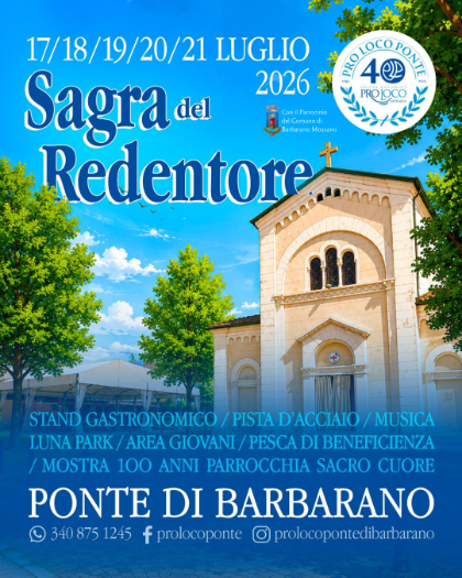 Sagra del Redentore 2026