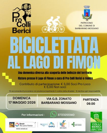 Biciclettata al Lago di Fimon!