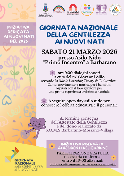 20260321 Gentilezza ai nuovi nati