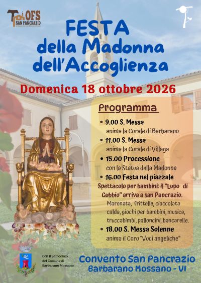 18102026 Festa Madonna dell'accoglienza