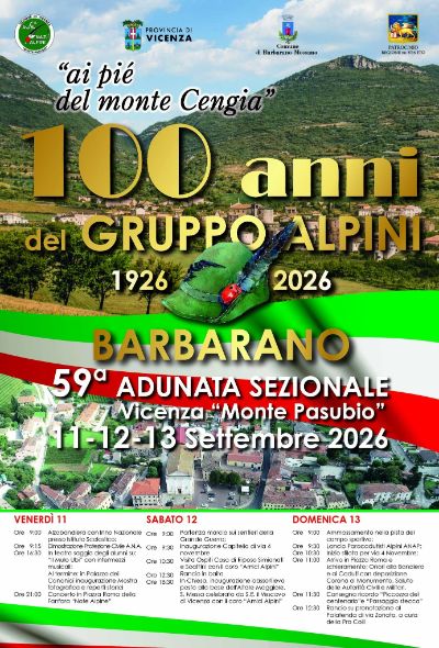 11092026 Centenario Alpini Barbarano