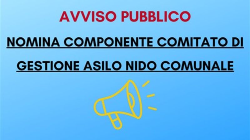 Avviso pubblico nido