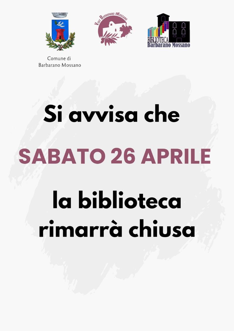 chiusura biblioteca