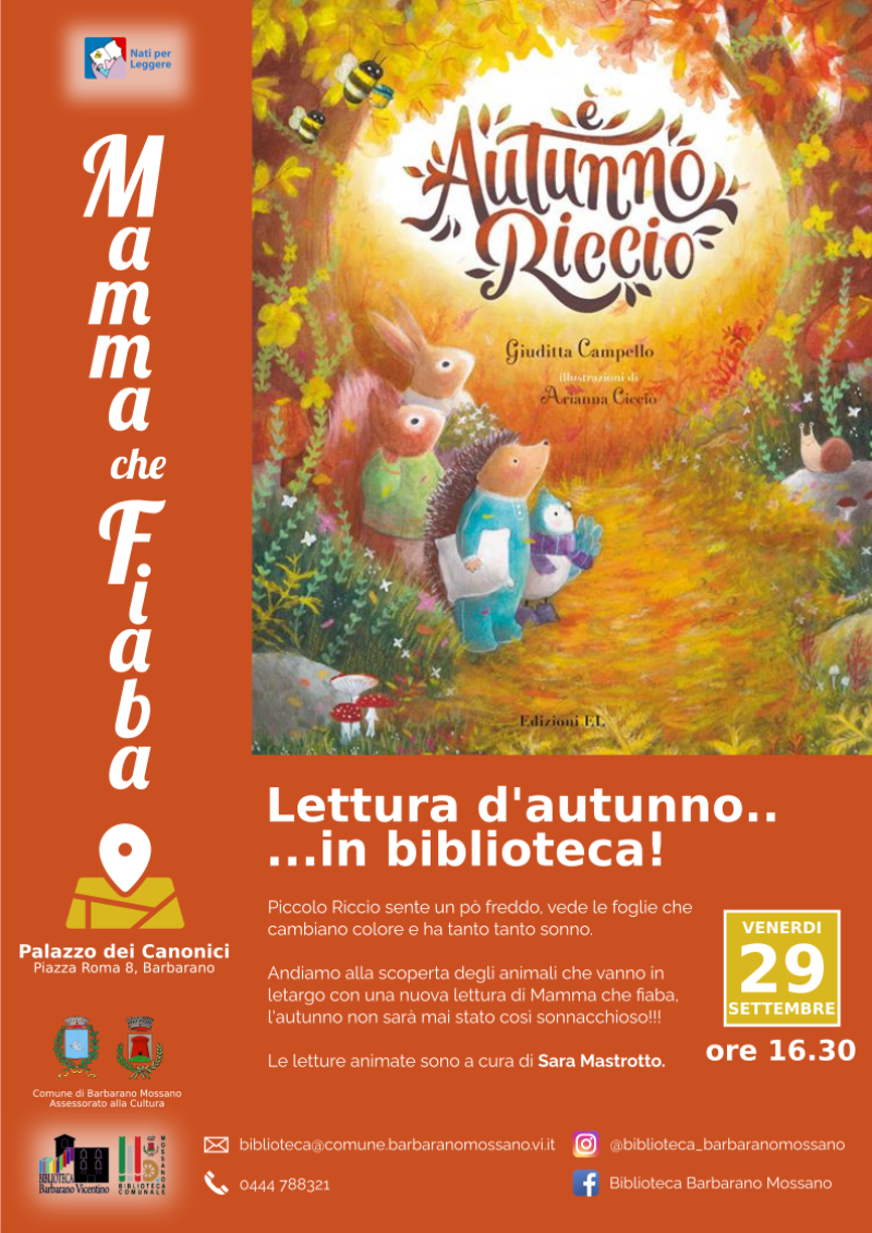 Locandina E' autunno riccio