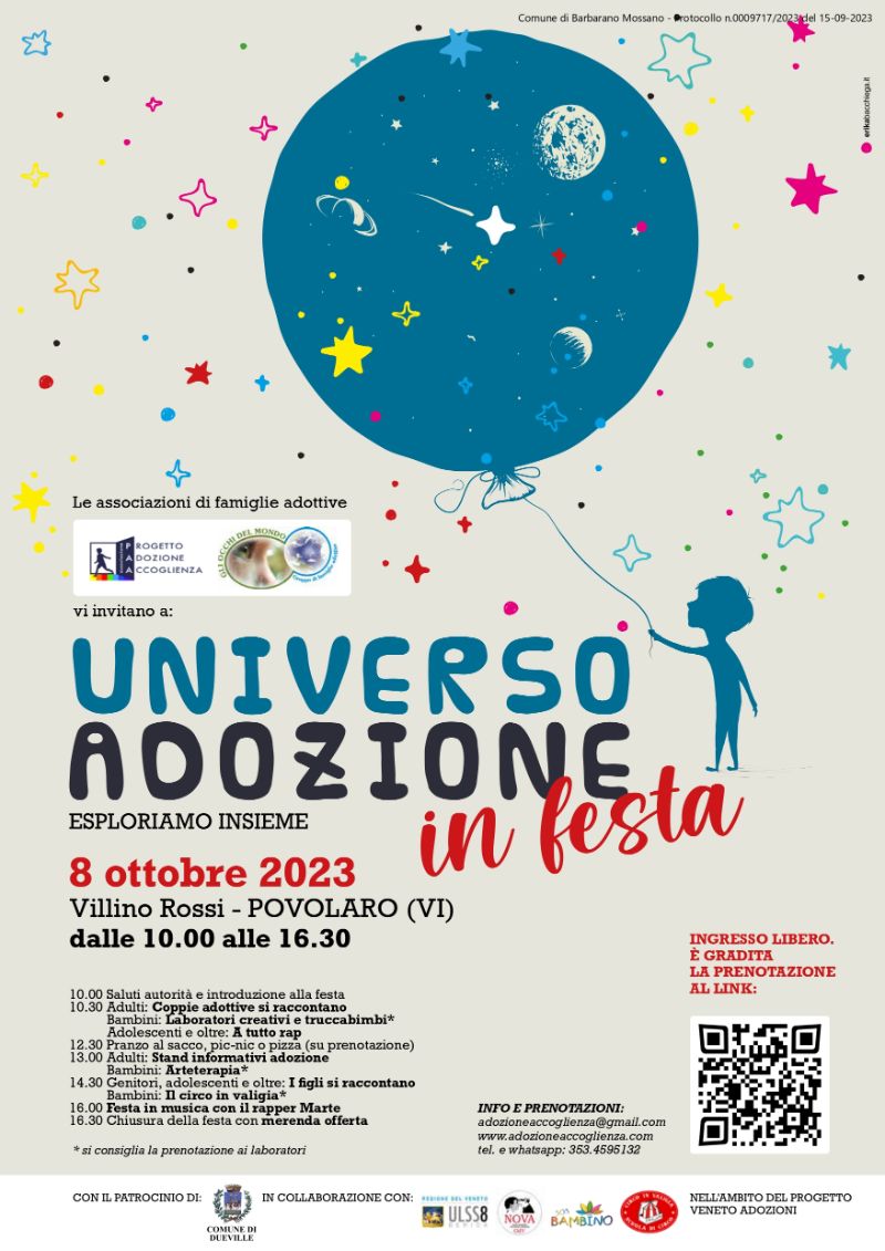 Locandina Festa Universo Adozioni