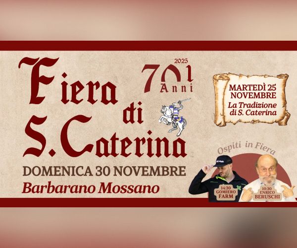 ⚔️ 701° Fiera di Santa Caterina! 🎠 ⚔️ 701° Fiera di Santa Caterina! 🎠