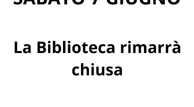 SABATO 7GIUGNO