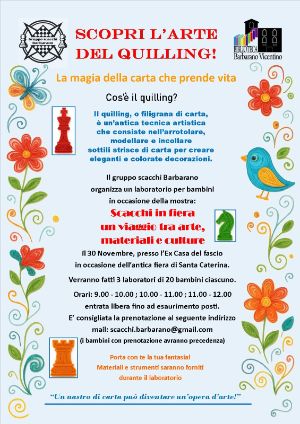 quilling santa caterina