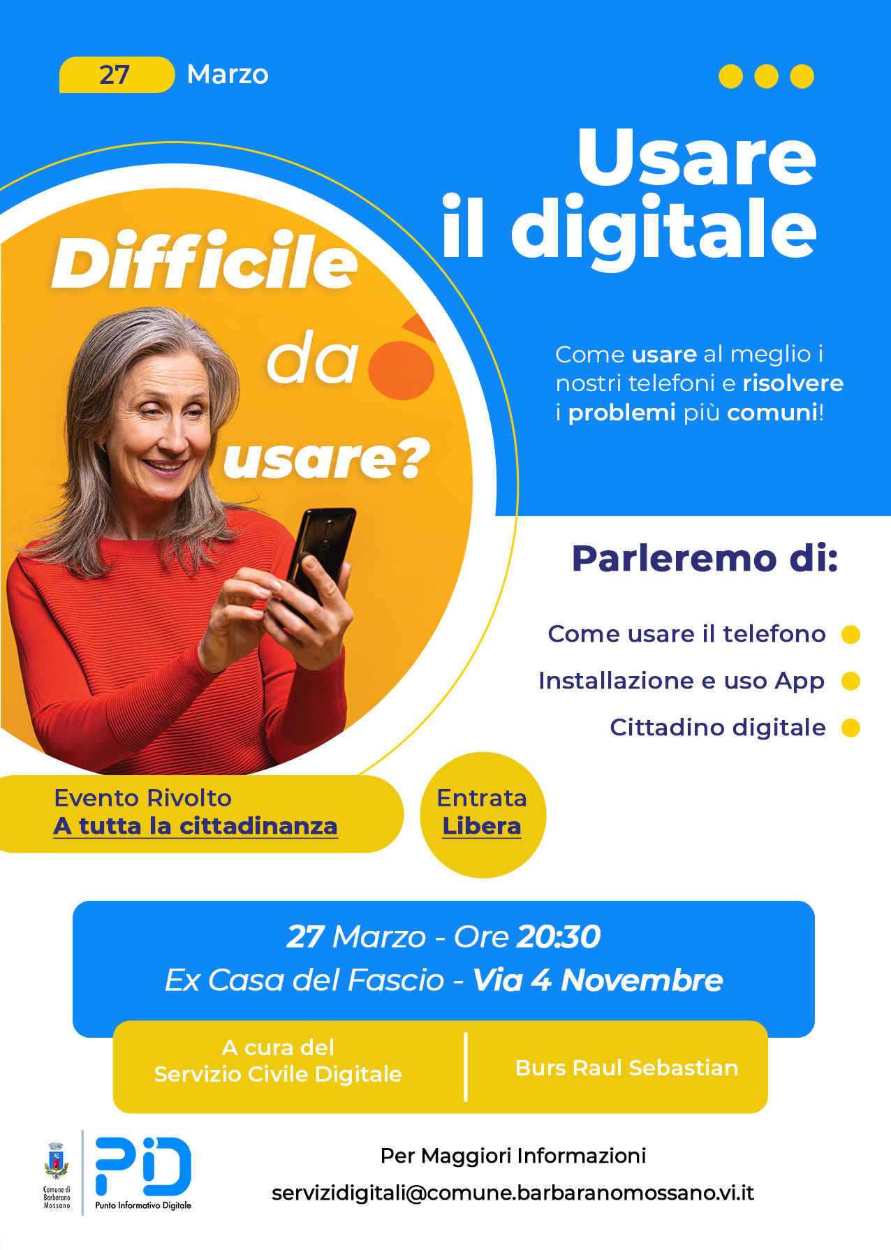 Locandina Usare il Digitale